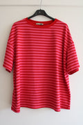 Gestreept shirt rood/roze