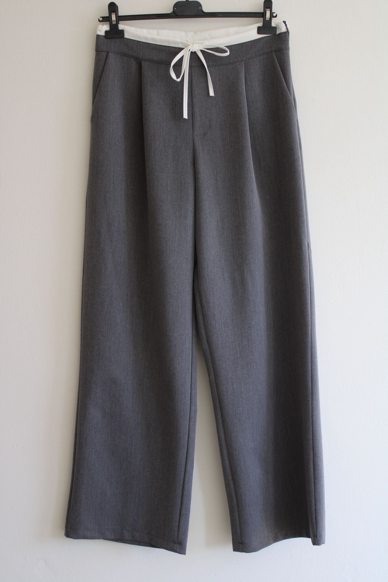Grijze Straight Leg Pantalon