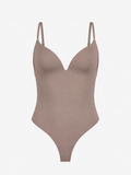 V-neck Body - Taupe