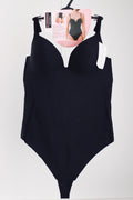 V-neck Body Zwart