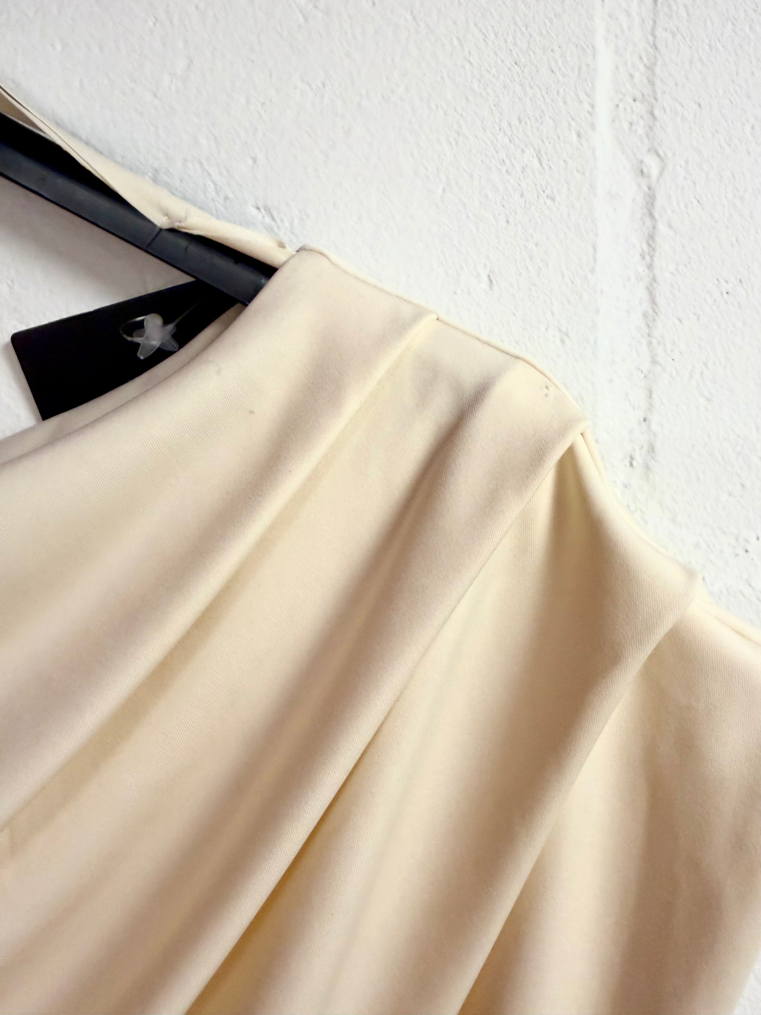 Sample Beige Watervalhals Top