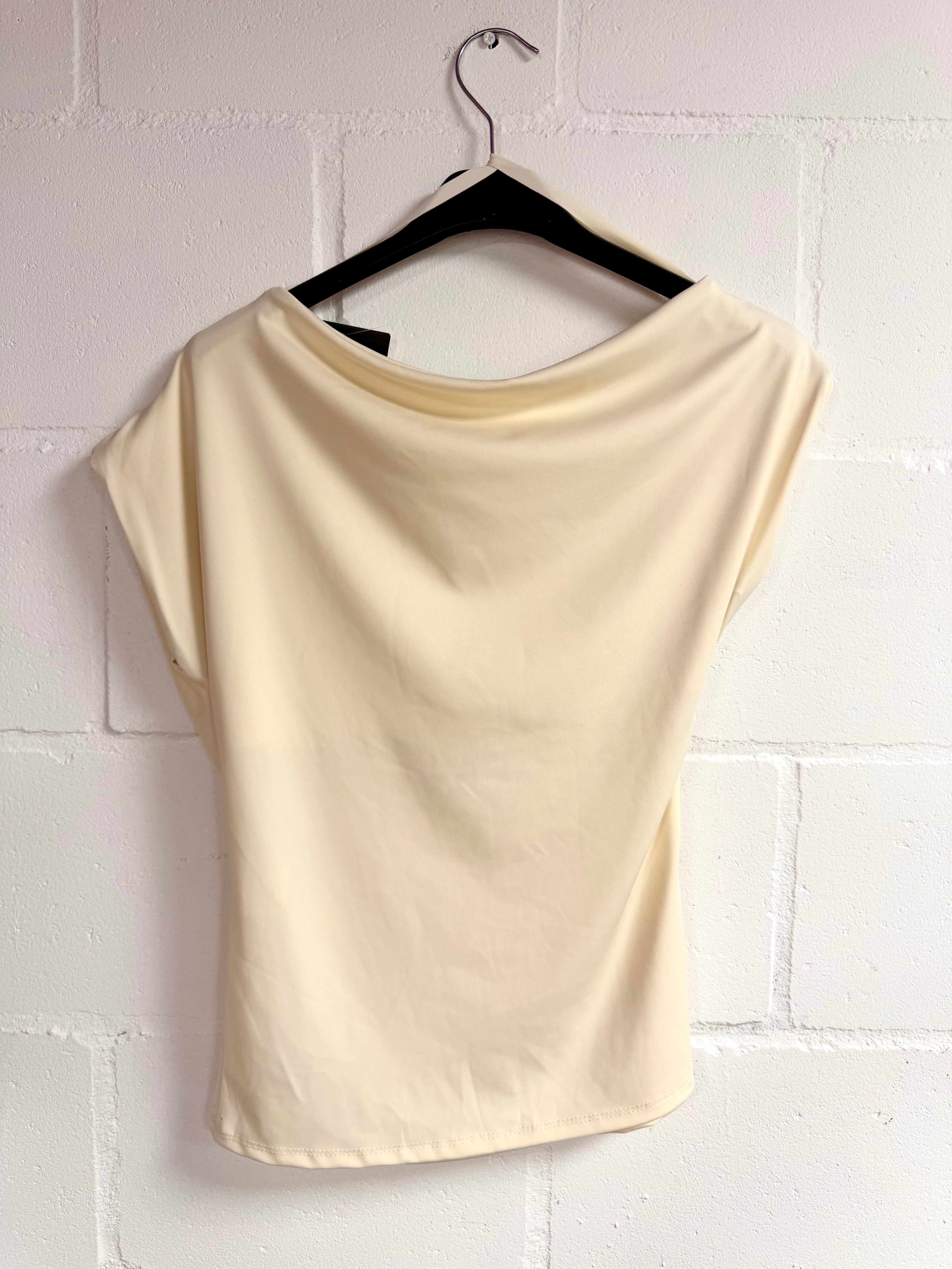 Sample Beige Watervalhals Top