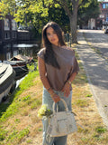 Molly Off-Shoulder Taupe