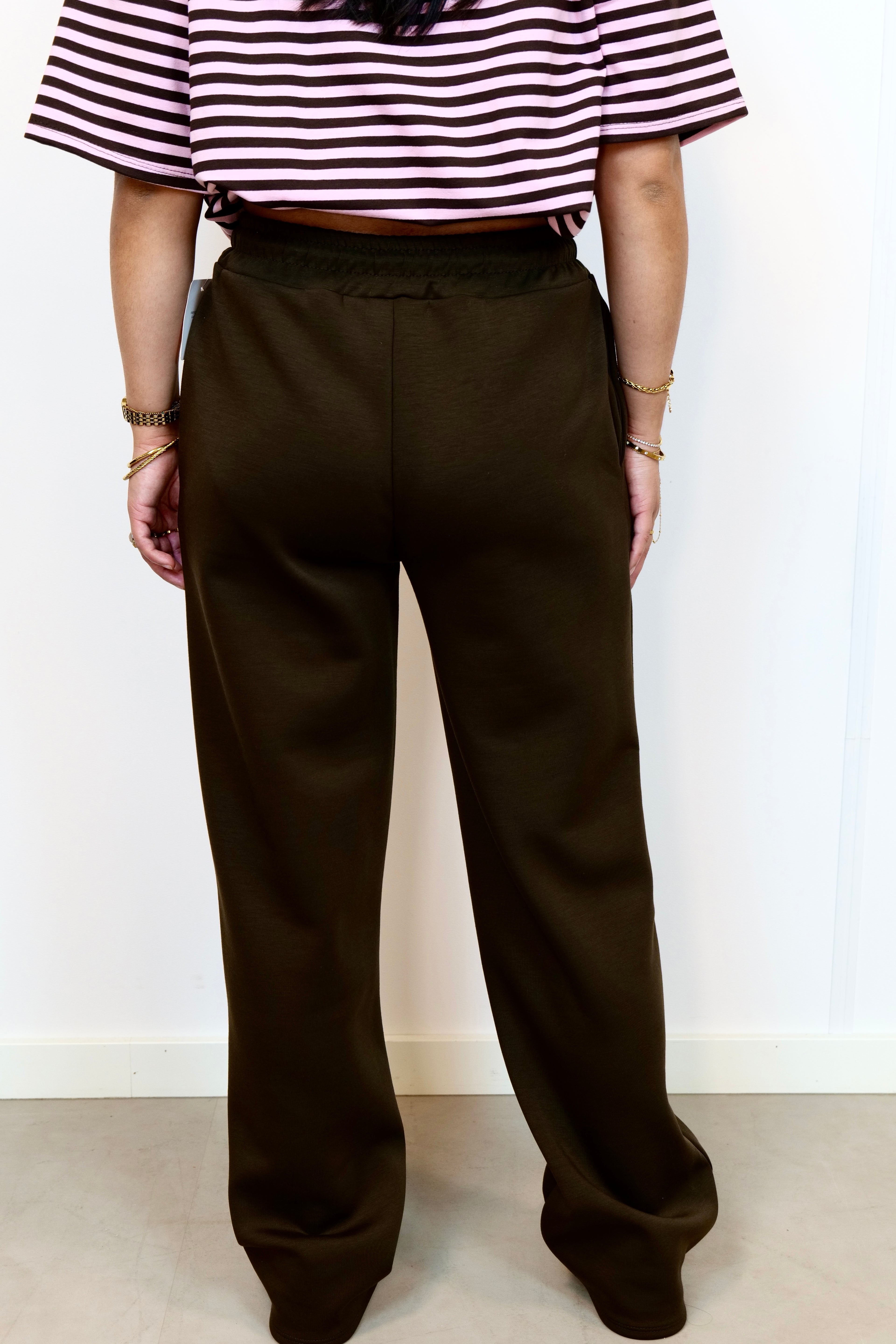 Jogger pantalon bruin