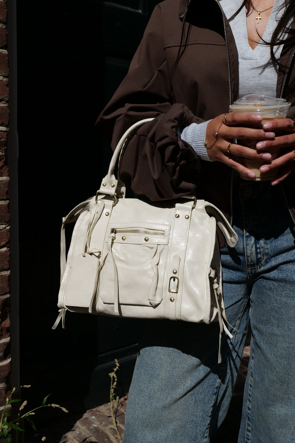 City Shopper Bag – Cream (Large)
