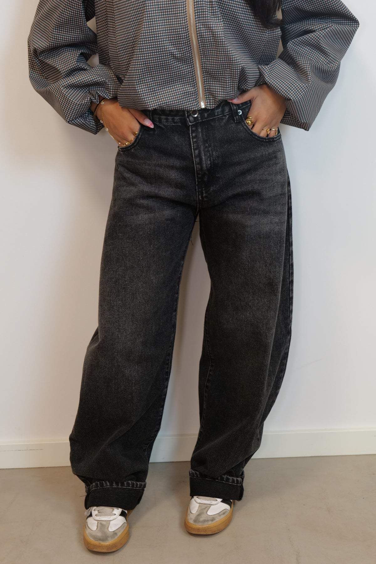 Lena mid waist balloon jeans