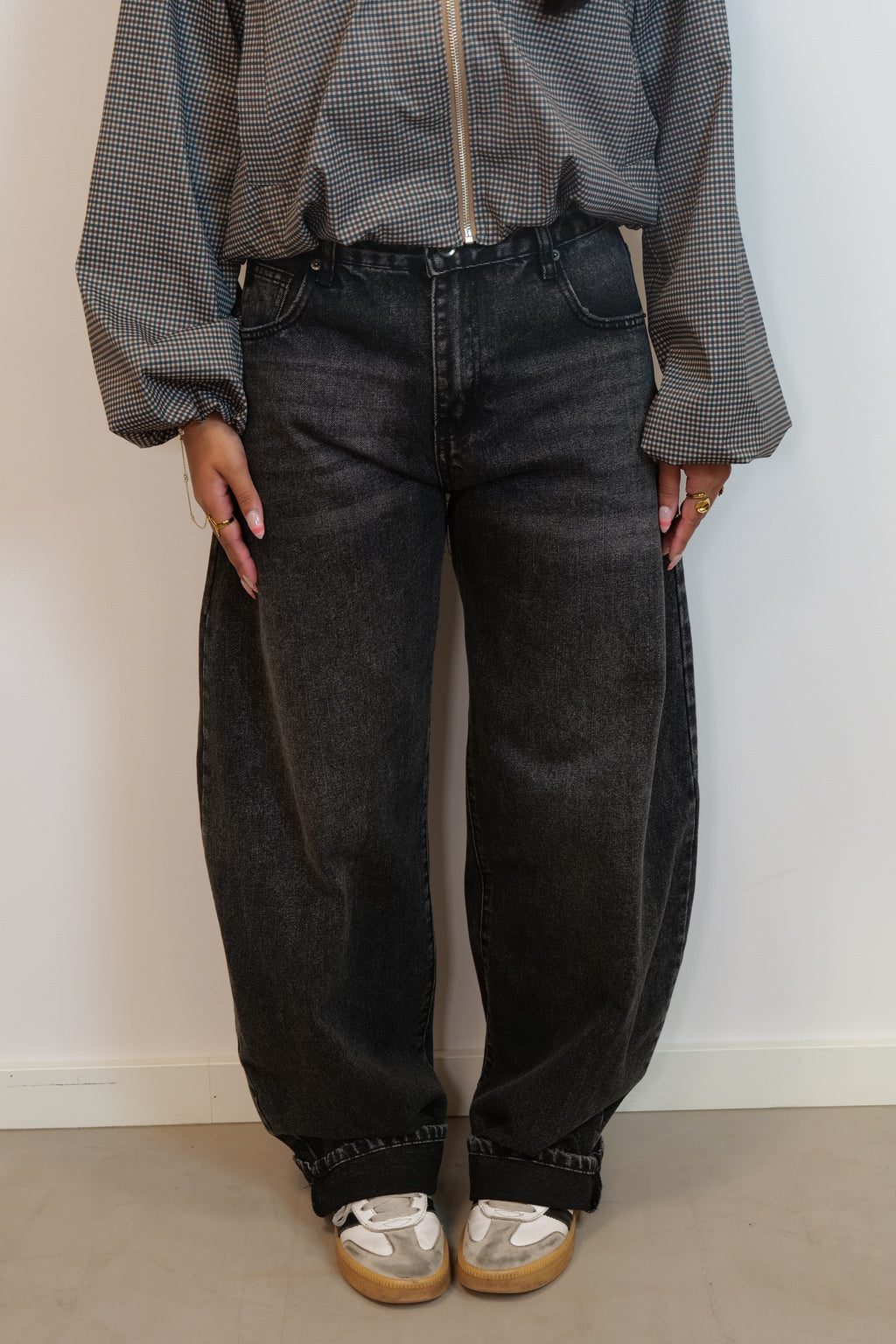 Lena mid waist balloon jeans