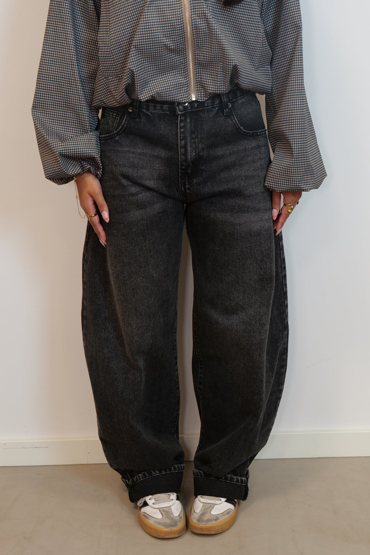 Lena mid waist balloon jeans