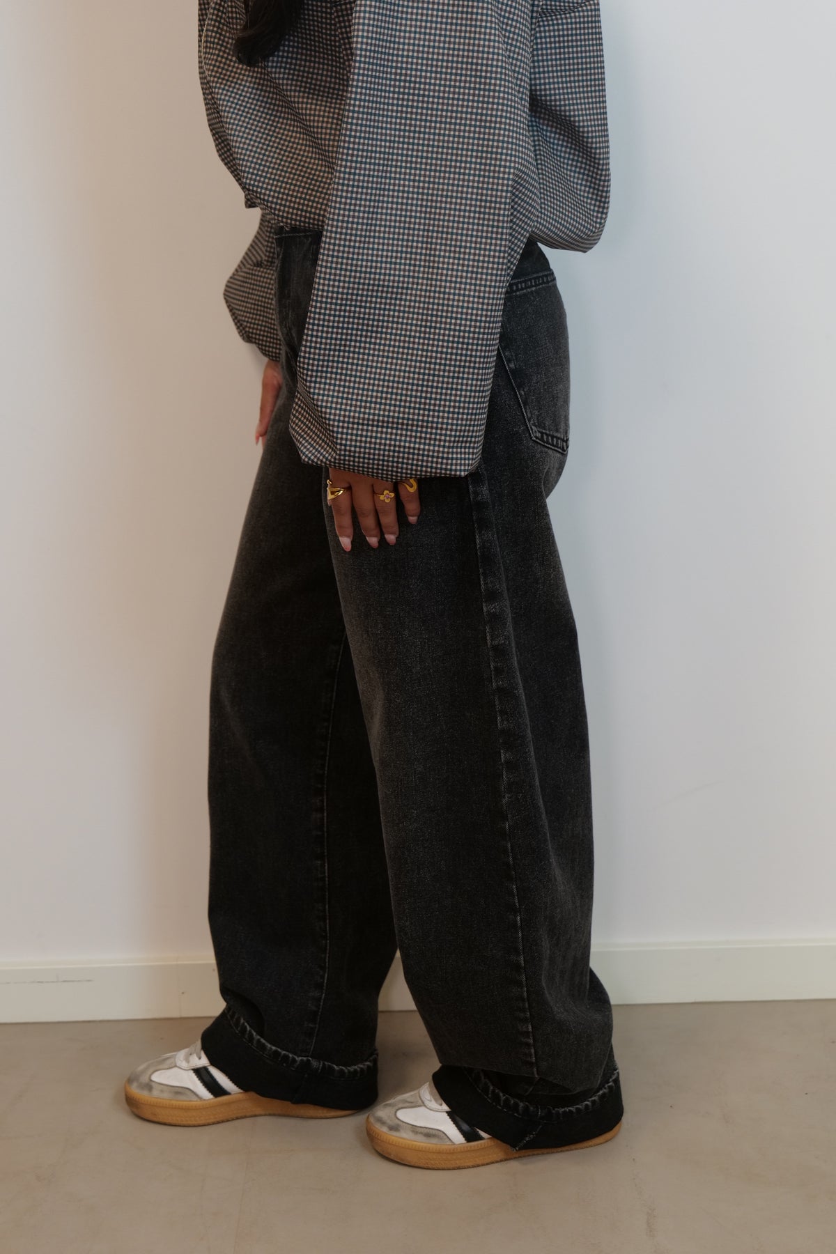 Lena mid waist balloon jeans