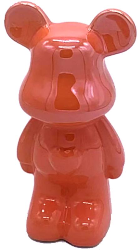 Beer beeldje oranje
