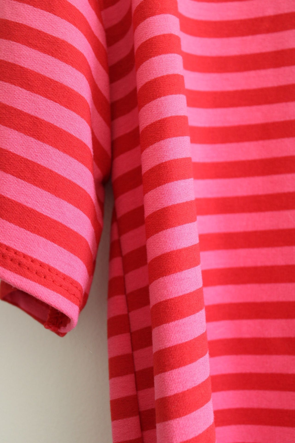 Gestreept shirt rood/roze