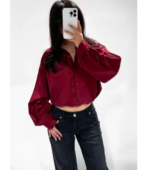 Blouse Katey Bordeaux